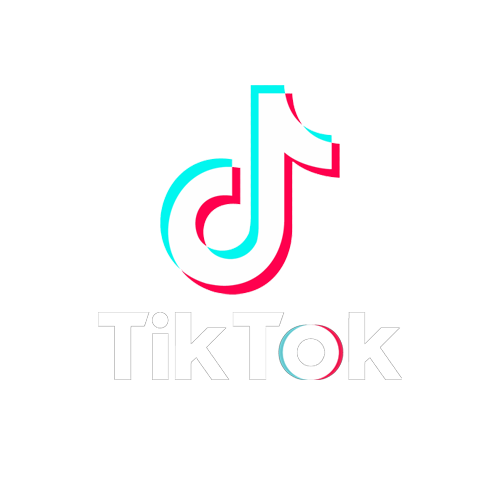 TikTok White Logo w Color